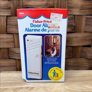 Vintage New Fisher-Price White Door Alarm System